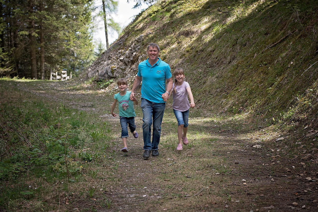 Person hiking, representing the clear path to a better future
